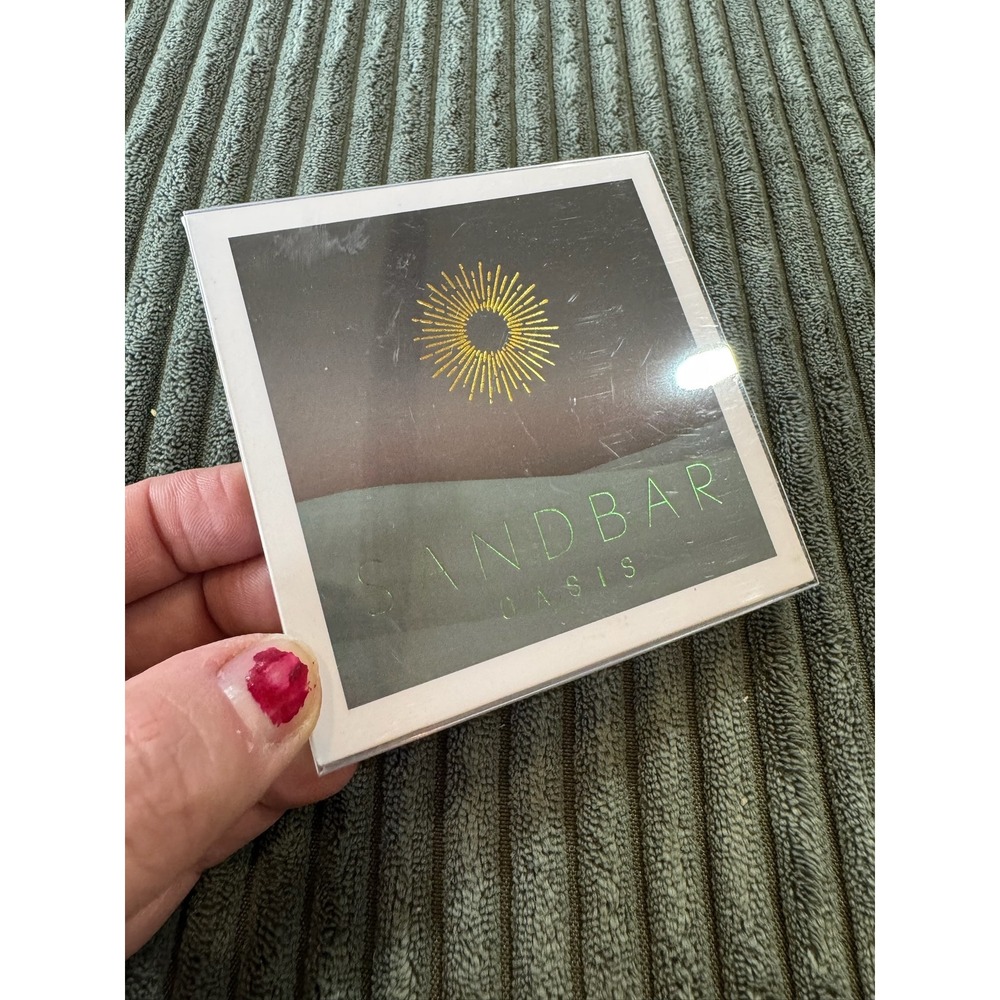 SANDBAR‎ OASIS Shimmer Matte Eyeshadow Palette Sunburst Golden Green